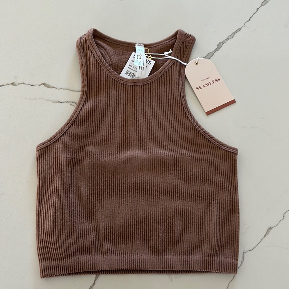 Seamless Crop Tank Top
